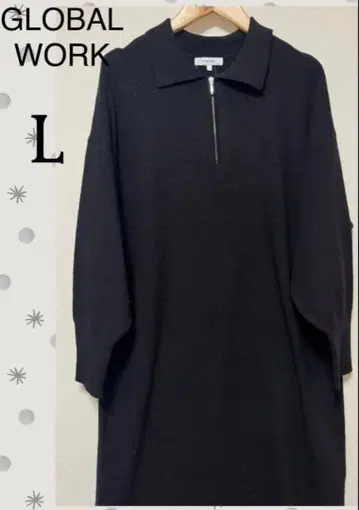 GLOBAL WORK *하프 ZIP 제트 원피스