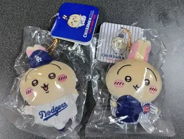 치이카와 MLB 콜라보 마스코트 토끼 컵스 다저스 세트
