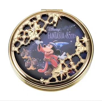 미키 & 빗자루 핸드 미러 손거울 Disney FANTASIA 85TH