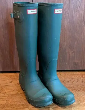 HUNTER 버클 달린 장화