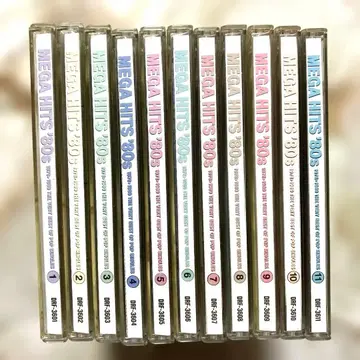 CD MEGA HITS '80s 11장 세트