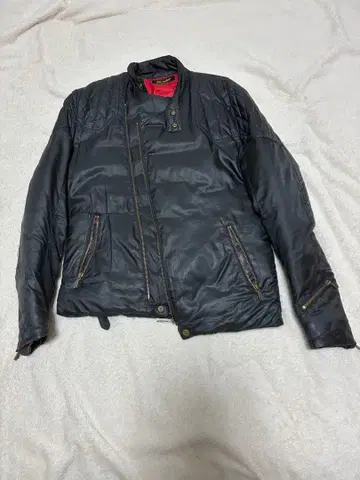 Softmachine 소프트 머신 블랙 나일론 퀼팅 다운 자켓