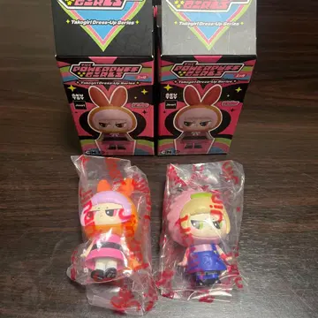 파워퍼프 걸즈 x 타코무스메 서프라이즈 토이 2개 묶음 판매