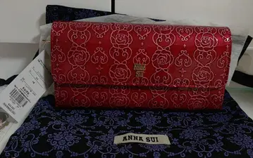 ANNA SUI 빨간색 장지갑