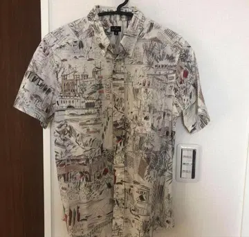 Paul Smith 폴 스미스 반팔 셔츠 올 패턴 M