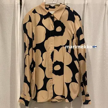 marimekko 꽃무늬 우니코 긴팔 셔츠 핀란드