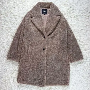 ZARA, 자라, 테디베어 코트, 보아 코트, XS