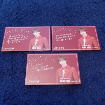 SHOW-WA 시오타 마사키 군의 왕자님 명함 세트