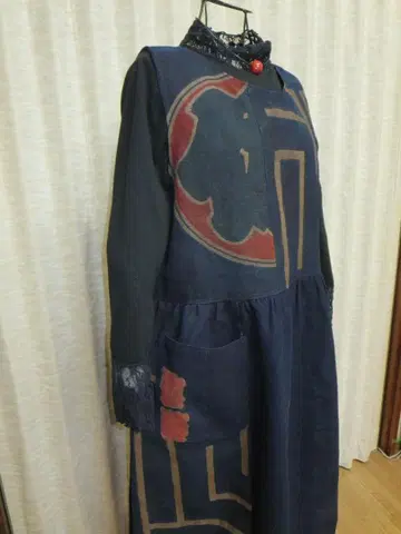 인반텐 오버롤 스커트