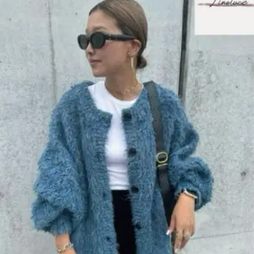 시마무라 hideka MIX 루프 2way 가디건