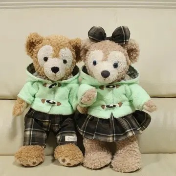 더피 셰리메이 페어 코스튬 복슬복슬 더플 세트 그린