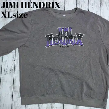 미국 빈티지 의류 지미 헨드릭스 맨투맨 페이드 밴딩 프린트