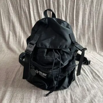 마리콴트 블랙 나일론 백팩 백