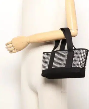 DIAVEL 큐빅 토트백