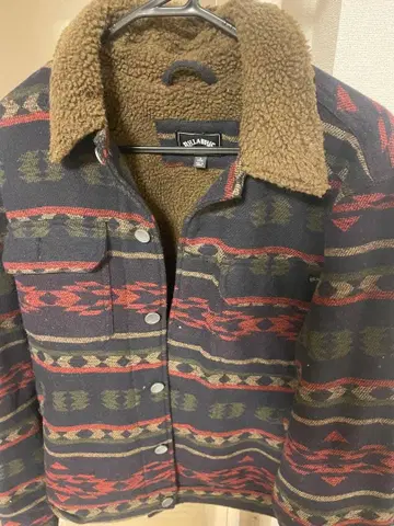 에스닉 패턴 플리스 자켓