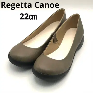 미사용 레게타카누 [ 22cm ] 펌프스 슬립온 폭넓은 외반모지