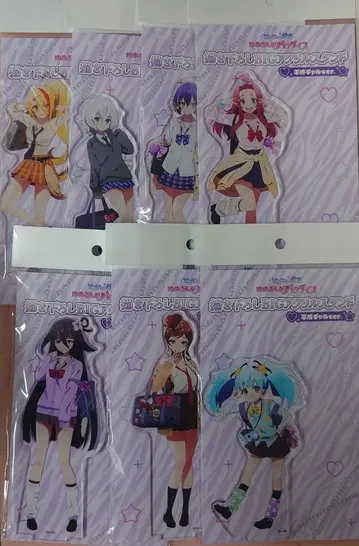 좀비 랜드 사가 신주쿠 마루이 헤이세이 갸루 아크릴 스탠드 전 7종 세트