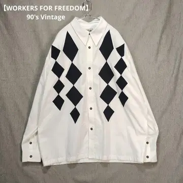 [ WORKERS FOR FREEDOM ] 90's 코튼 셔츠