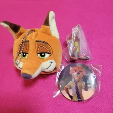 주토피아 닉 팬캡 키링