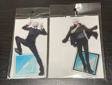 주술회전전 고죠 사토루 시부야 사변 회옥 옥절 아크릴 스탠드 세트