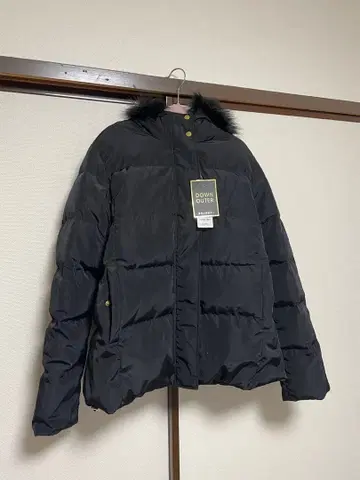 GU 다운 자켓 블랙 L 사이즈