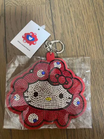 오사카 만박 산리오 미야쿠미야쿠 콜라보 키링