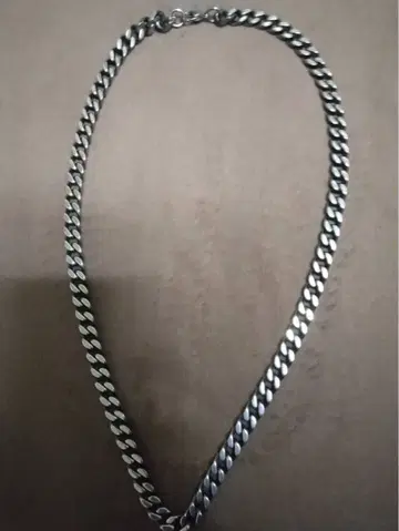 실버 로프 체인 목걸이 약 45cm