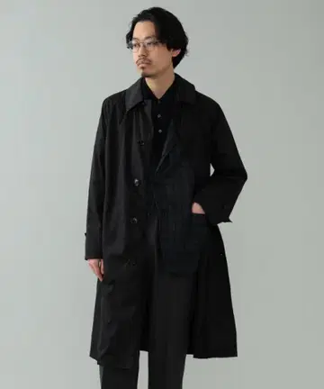 beamsf/나일론 코트/블랙/50 사이즈/스텐카라 코트