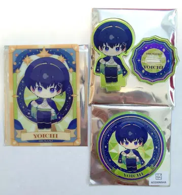 블루 록 홀로 스코프 클리어 카드 아크릴 스탠드 캔뱃지 이사기 요이치