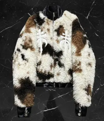 y2k archive fur jacket
