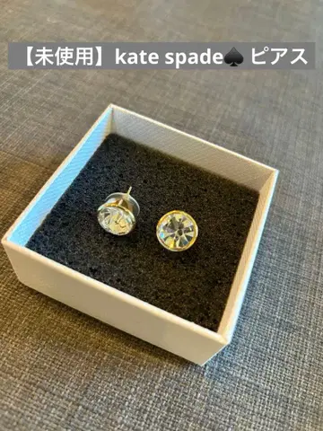 [ 미사용 ] kate spade 크리스탈 귀걸이