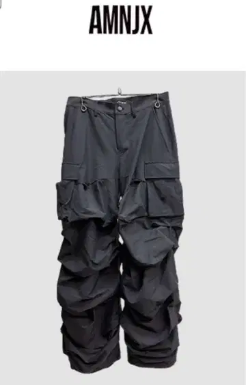 히라모토 렌 선수 착용 amnjx 27circus 카고 팬츠 블랙 M