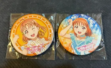 러브 라이브 선샤인 타카미 치카 캔뱃지 2개 세트