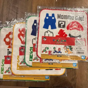 [미사용 새상품] 슈퍼 마리오 제일복권 타월