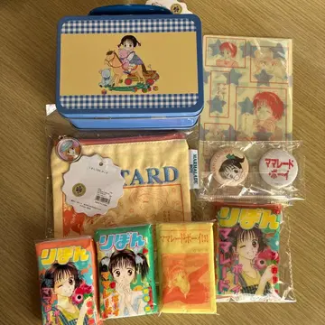 마멀레이드 보이 소품함 파우치 2종 캔뱃지 리본 70주년 3COINS