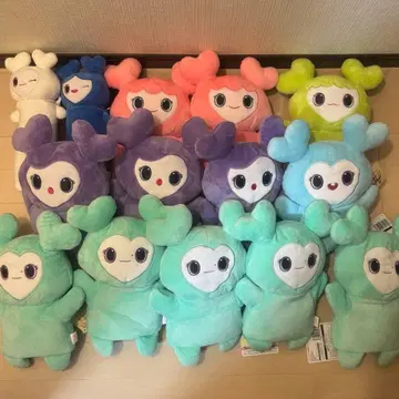 GIGO TWICE 봉제 인형 퍼펫 노비후냐 파우치 14개 묶음 판매