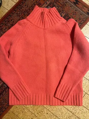 이에나 IENA AQUA 터틀 니트 핑크