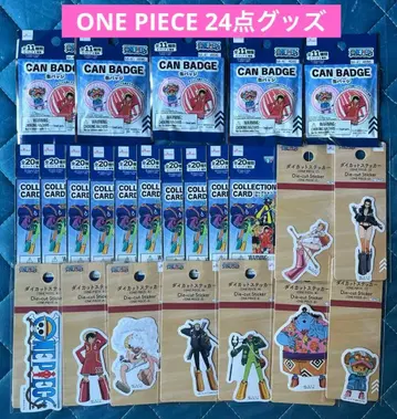 ONE PIECE 원피스 캔뱃지 컬렉션 카드 스티커
