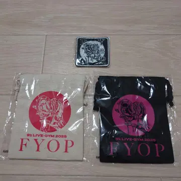 B'z FYOP 미니 복조리 2종 & 와펜