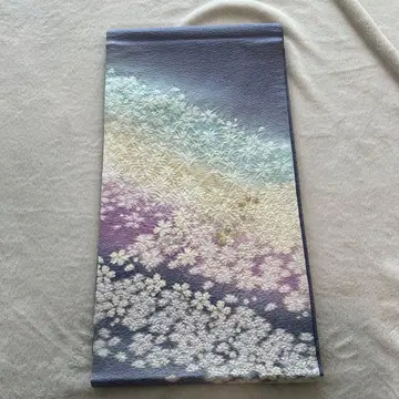 염색 벚꽃 레인보우 그라데이션 캐주얼 오비 새상품급