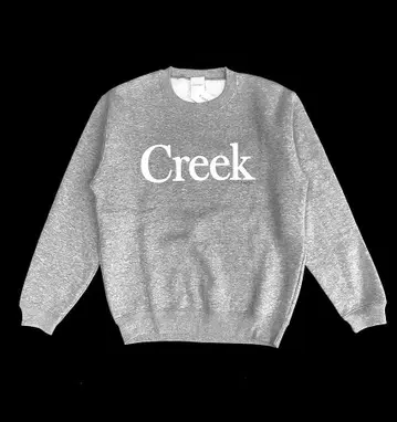 새상품 Creek Anglers 그레이 크루넥 맨투맨 티셔츠/L