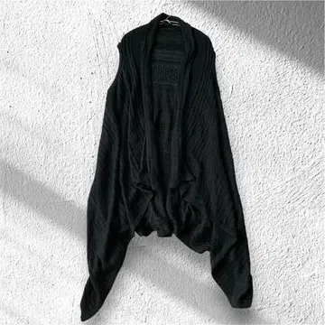 [나네아] 니트 베스트 버튼리스 케이블 짜임 슬리브리스 캐주얼 F