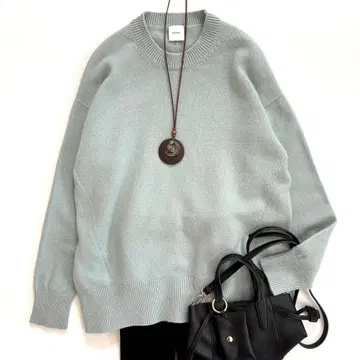 새상품급 스픽 앤 스팬 캐시미어 울 크루 풀오버