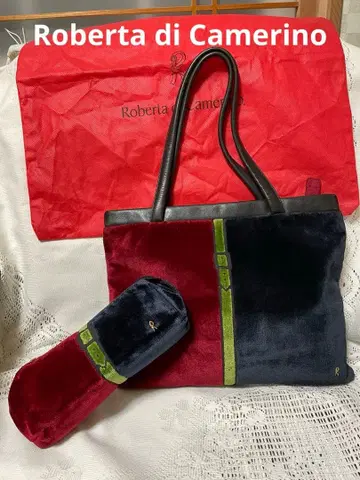 Roberta di Camerino 벨로아 파우치 포함 핸드백