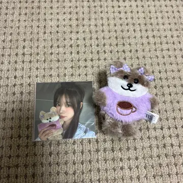 공식 ILLIT 모카 키링 봉제 인형