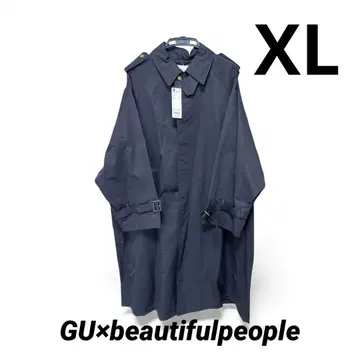 미사용 새상품 XL GU x Beautiful People 트렌치코트