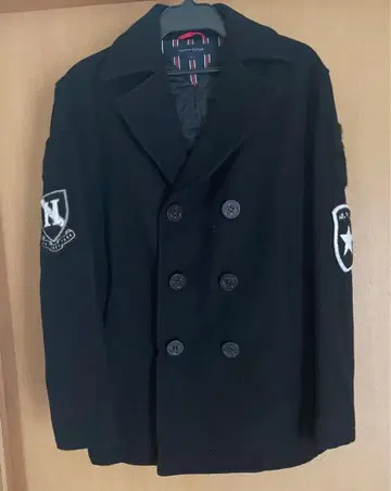 하자품 타미힐피거 피코트 블랙