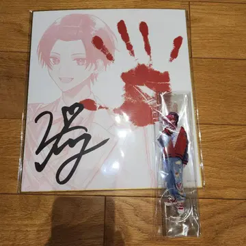 이레이스 리우라 손 모양 색지, 실사 아크릴 스탠드