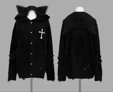 DimMoire Evil Cat 가디건 [ Black ]