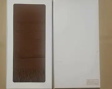 울 머플러 포켓 부착 브라운 60cm x 165cm